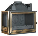 FLASHVISION 700-070+ Месинг с ляво или дясно стъкло. Номинална мощност 10 kW, КПД - 63,5%,двойно горене, средно отделяне на CO - 0,41%, тегло - 160 кг. Димоотвод - Ф 180. Цена 2937 лв.